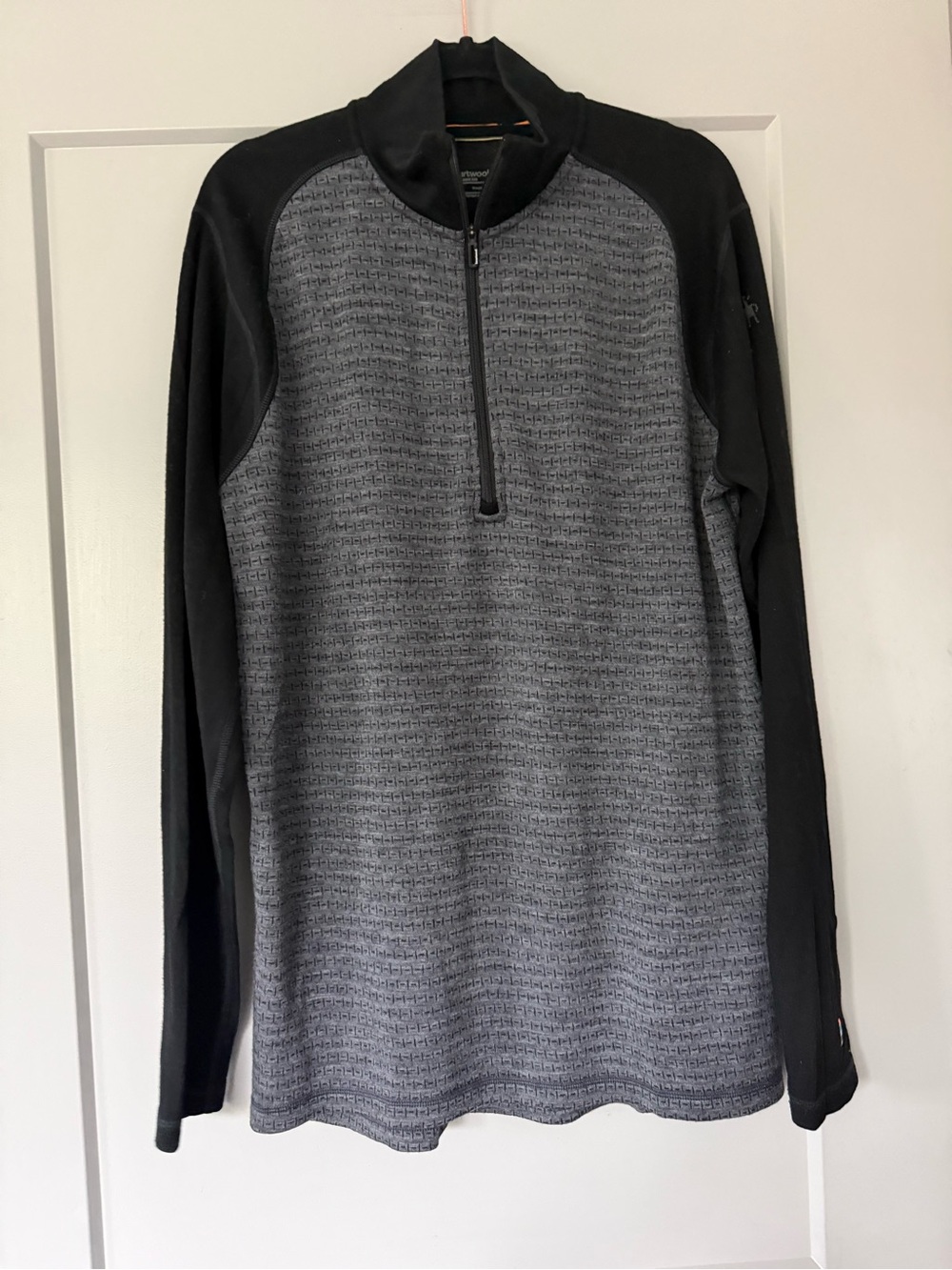 Smartwool Men's Classic Thermal Merino Base Layer 1/4 Zip Size XL
